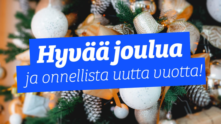 Hyvää ja rauhallista joulua!