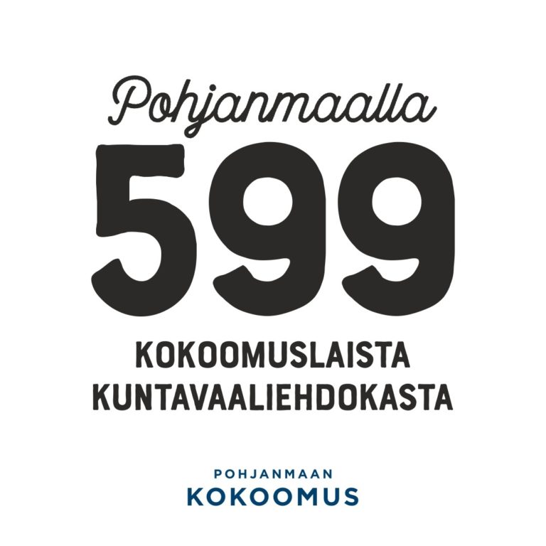 Pohjanmaan Kokoomuksella kuntavaaleissa lähes 600 ehdokasta