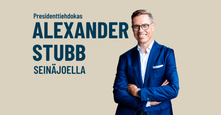 Alexander Stubb Seinäjoella 24.9.