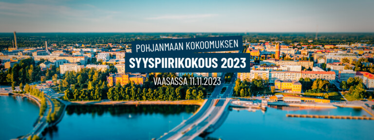 Syyspiirikokous Vaasassa 11.11.